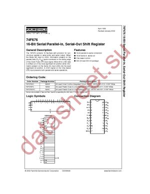 74F676SC datasheet  